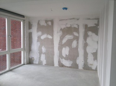 Muur voor de behandeling